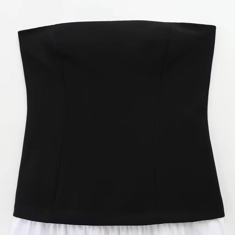 Robe SELENA - robe bustier bicolore