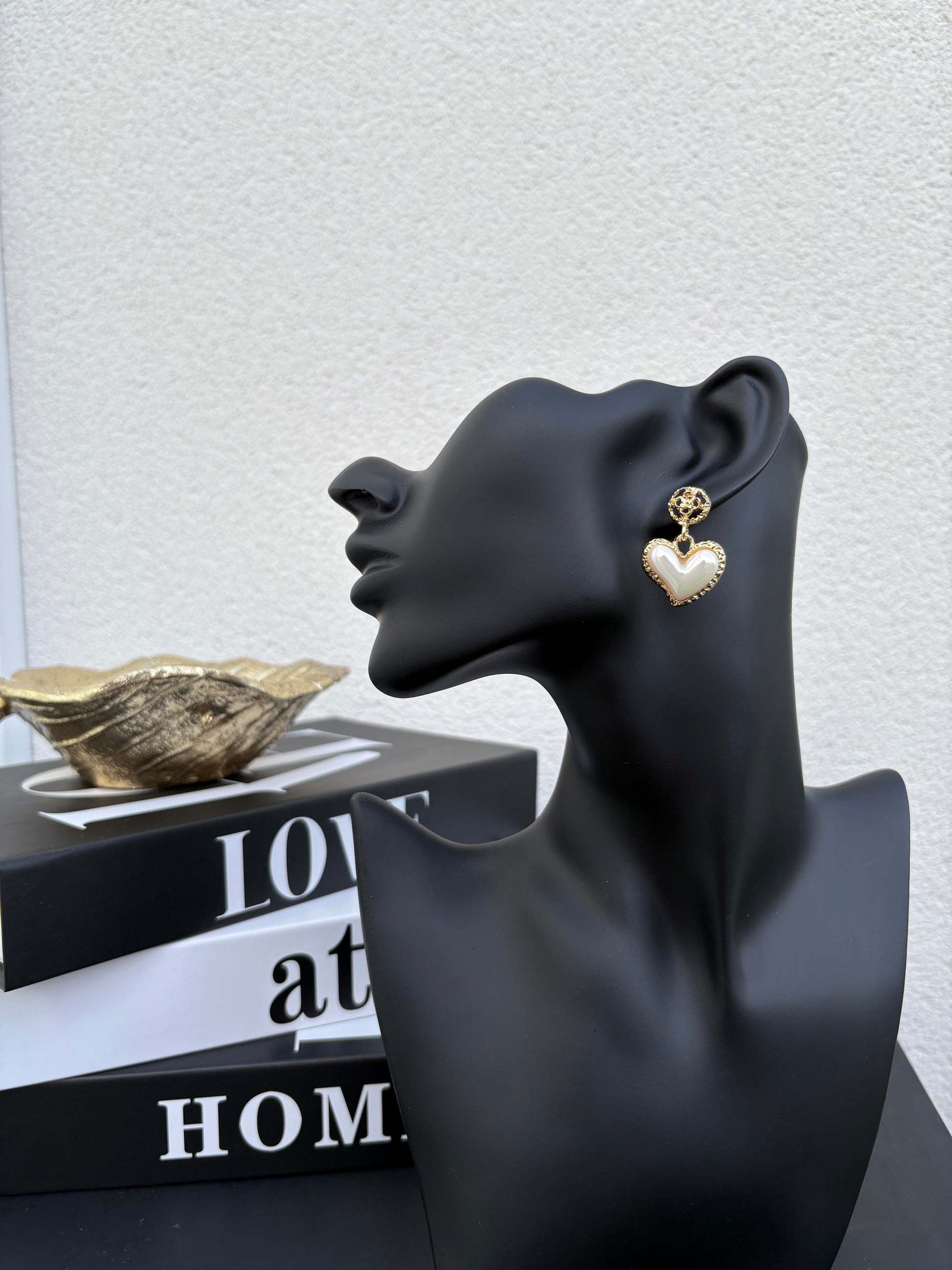 Boucles d’oreilles perles d’or