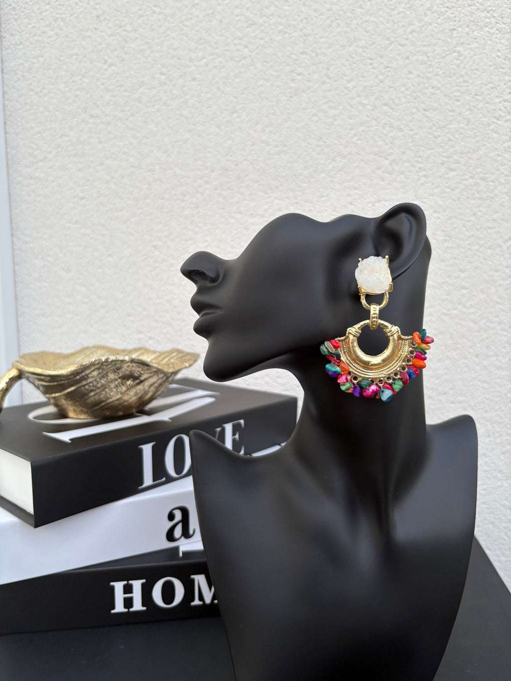 Boucle d’oreille mosaïque Jaipur