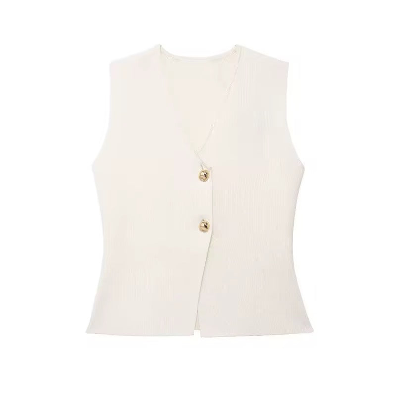 Top gilet en maille Syta