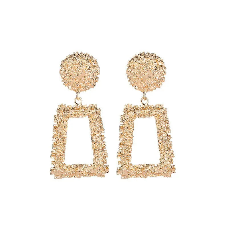 boucle d'oreille cylindre or