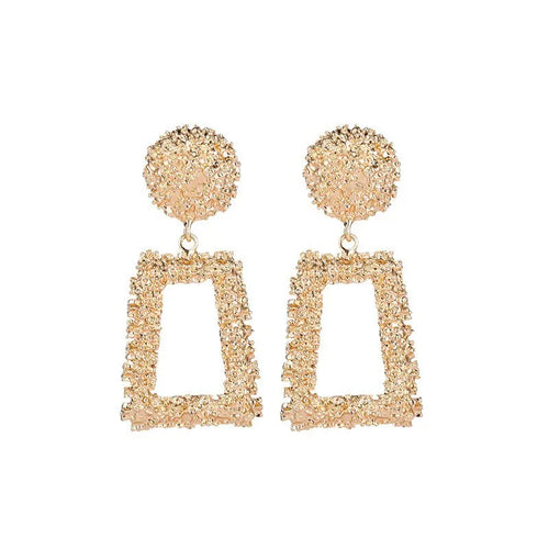 boucle d'oreille cylindre or