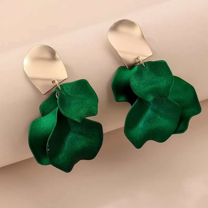 Boucle d’oreille dame velours