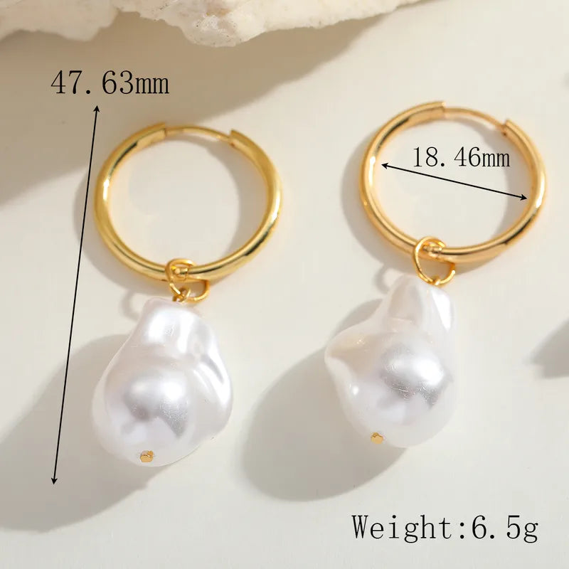 Boucles d’oreilles perles d’or