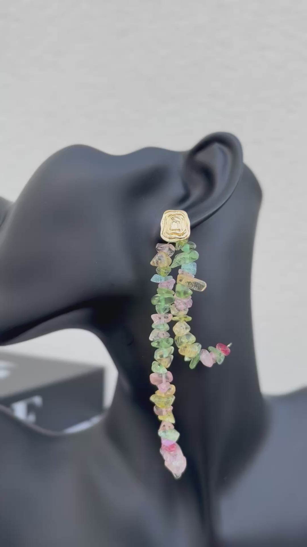 Boucle d’oreille perlé
